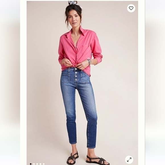 The Stevie High-Rise Skinny Ankle Jeans - Picture 1 of 12